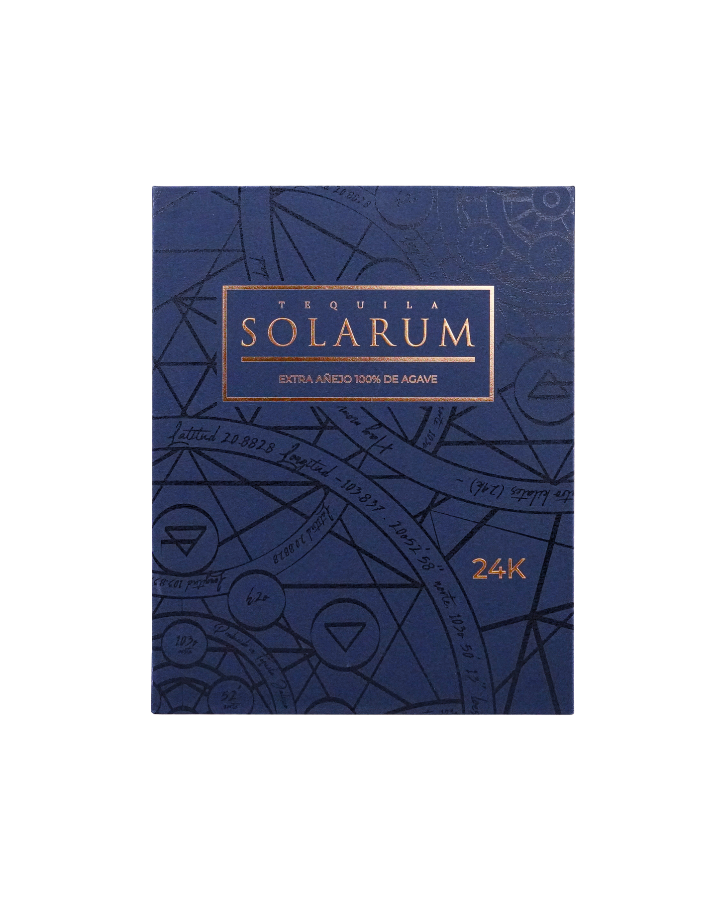 Kit de dos botellas: Tequila Solarum Extra Añejo Cristalino 24K + Tequila Solarum Blanco