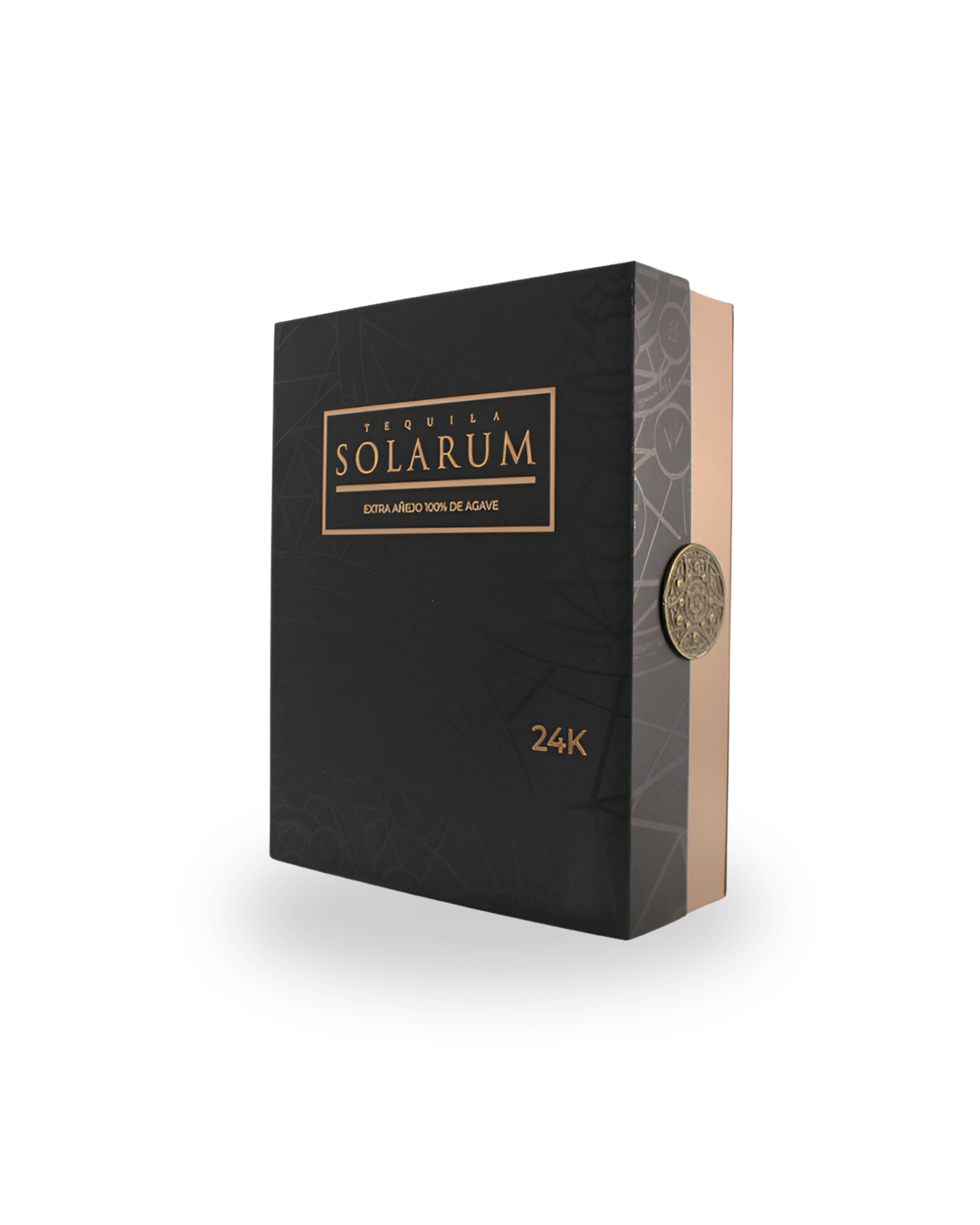 Kit de dos botellas: Tequila Solarum Extra Añejo Cristalino 24K + Tequila Solarum Añejo