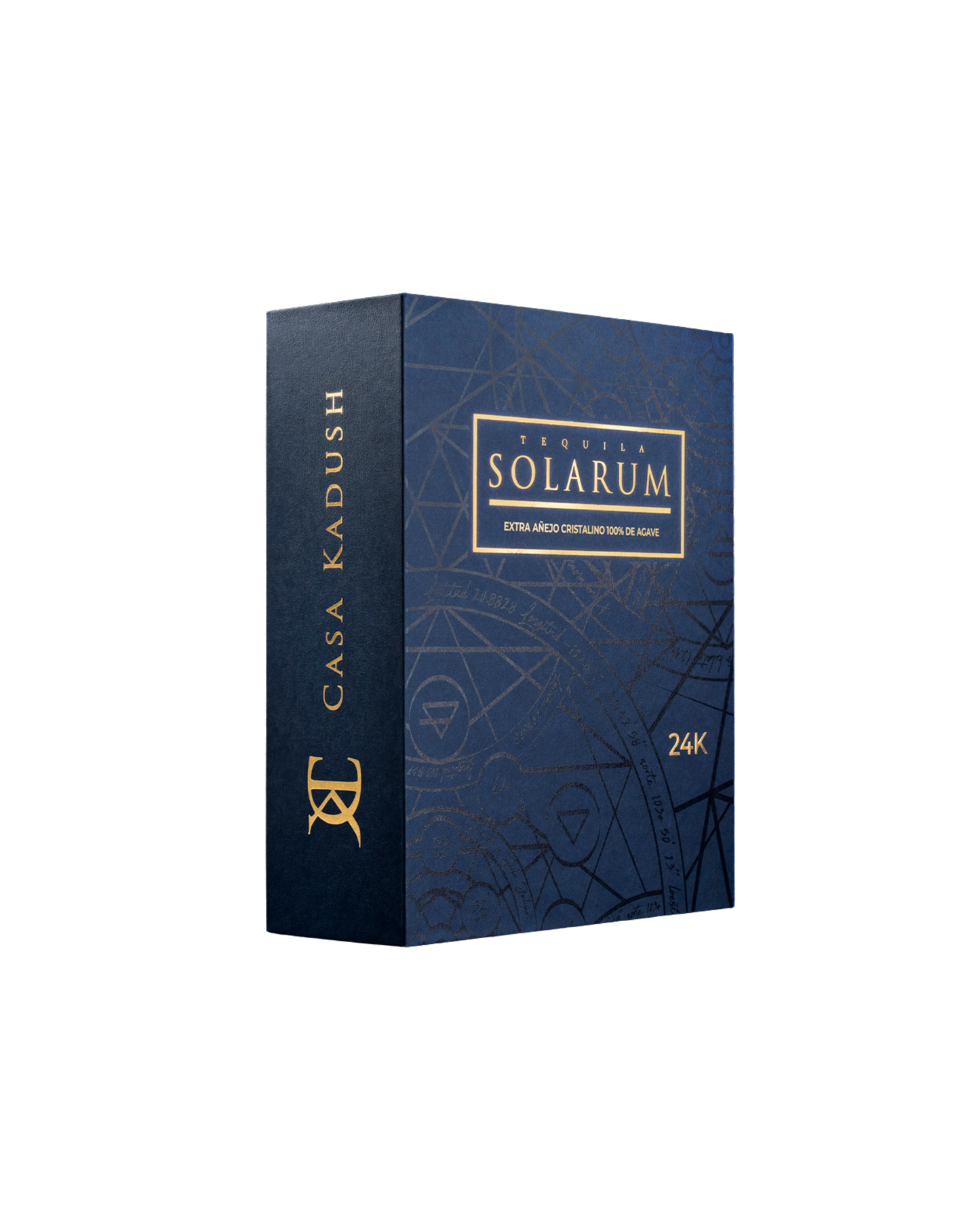 Kit de dos botellas: Tequila Solarum Extra Añejo Cristalino 24K + Tequila Solarum Blanco