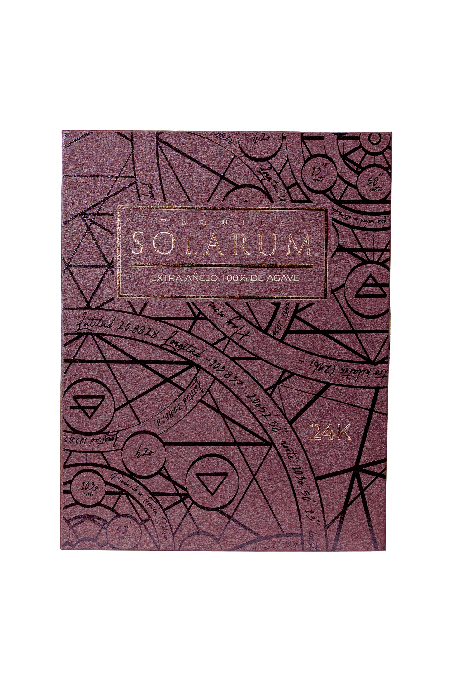 Kit de dos botellas: Tequila Solarum Extra Añejo Cristalino 24K + Tequila Solarum Reposado