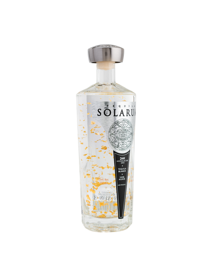 Tequila Solarum Blanco con oro 24K - 750 ml