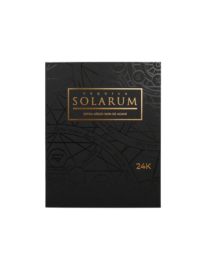 Kit de dos botellas: Tequila Solarum Extra Añejo Cristalino 24K + Tequila Solarum Añejo