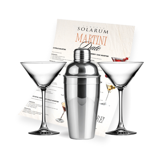 Set de Martini + Recetario Solarum