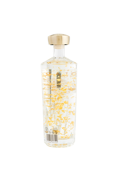 Tequila Solarum Extra Añejo Cristalino con oro 24k - 750 mL